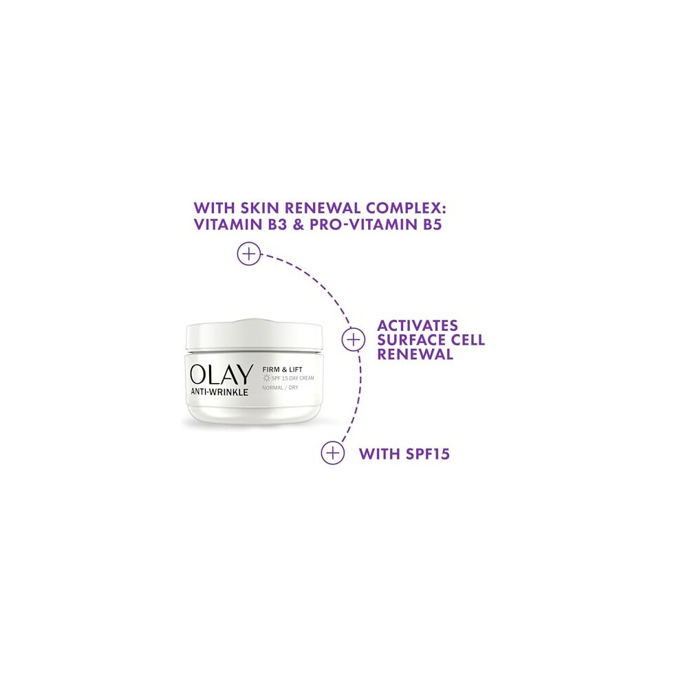 Olay Anti-Wrinkle Firm & Lift Normal Day Cream SPF15 50ml
