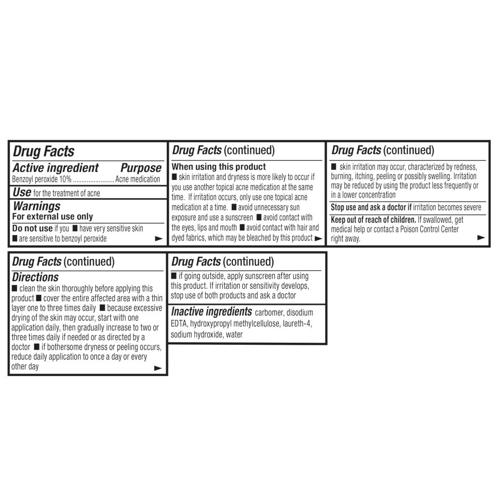 AMAZON BASICS 10% BENZOYL PEROXIDE- ACNE MEDICATION 28g