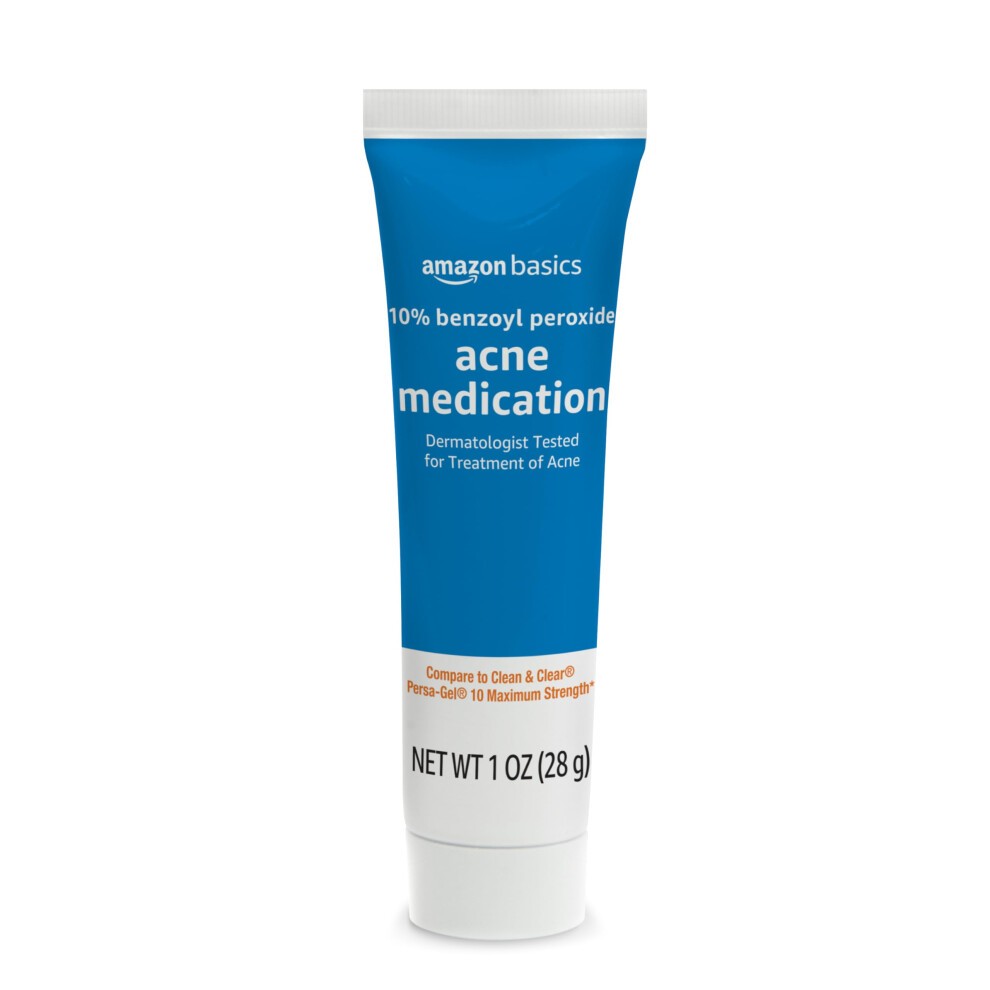 AMAZON BASICS 10% BENZOYL PEROXIDE- ACNE MEDICATION 28g