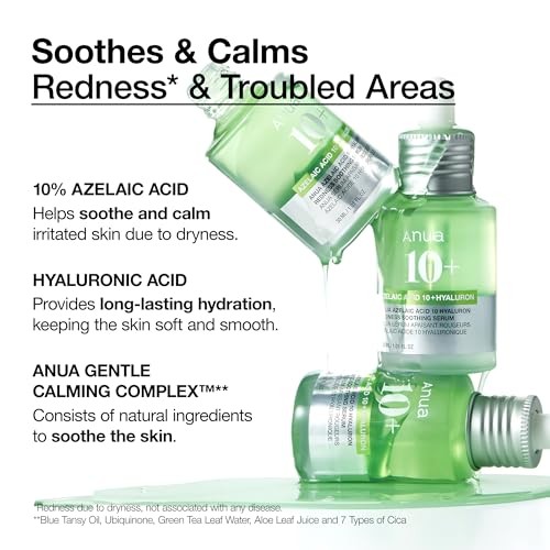 Azelaic Acid 10 Hyaluron Redness Soothing Serum 30Ml
