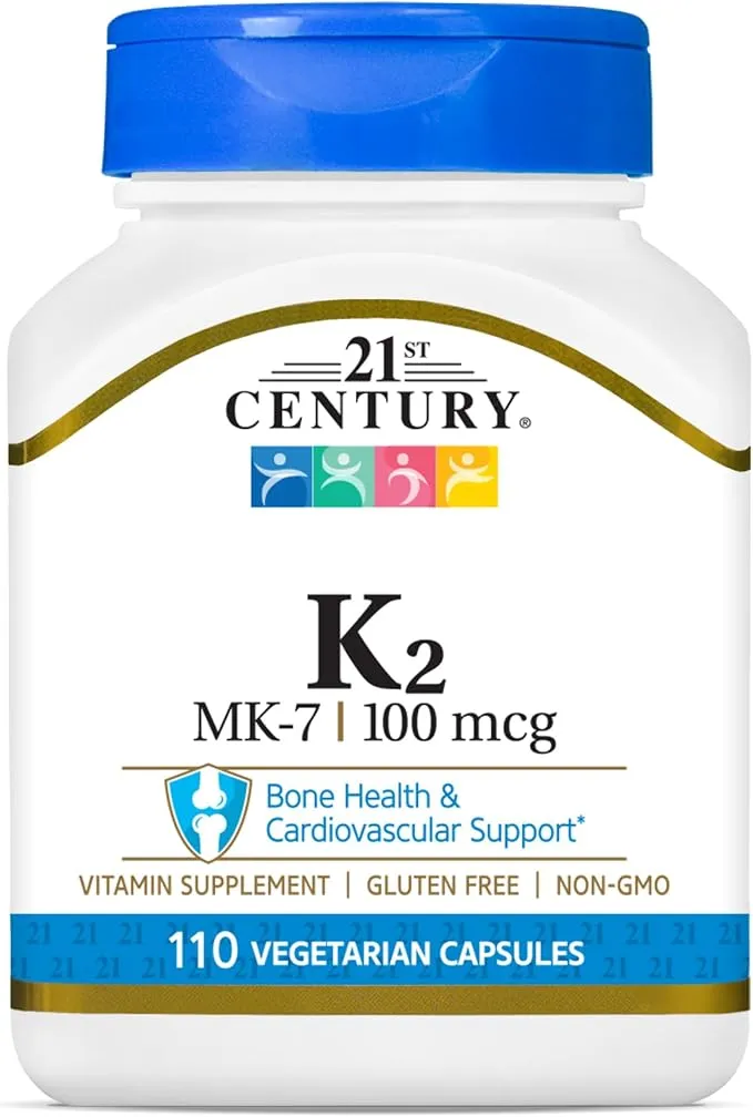 21st Century, Vitamin K2 Mk 7, 110 Caps