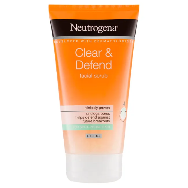 NEUTROGEN CLEAR & DEFEND FACIAL SCRUB 150ML